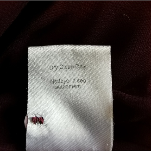 T. Babaton Burgundy Silk Bennett Dress from Aritzia - Picture 5 of 5